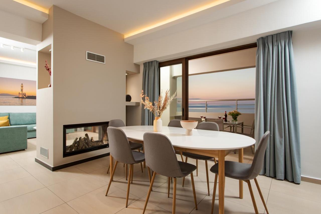 Overview Chania With Sea View And Amazing Sunset Exteriör bild